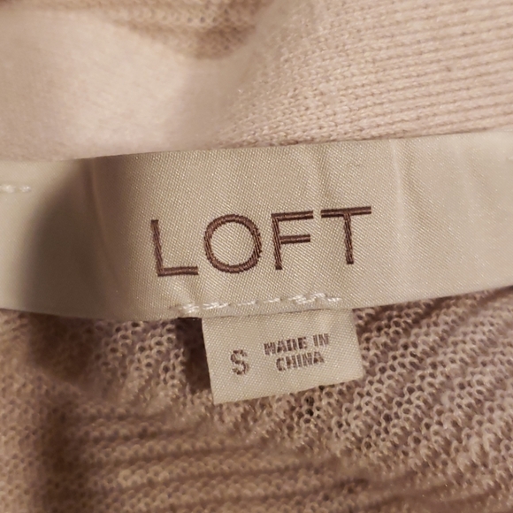 Loft lightweight blush open cardigan - Picture 7 of 7